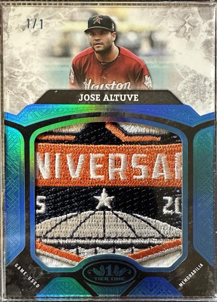Jose Altuve [Holo Platinum Blue Foil] #PPR-JA