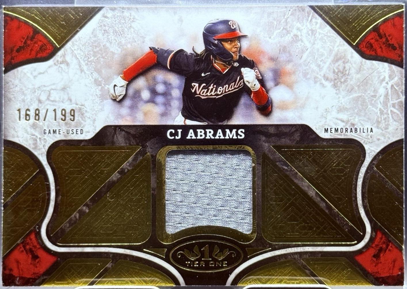 CJ Abrams [Triple Patch] #T1R-CA