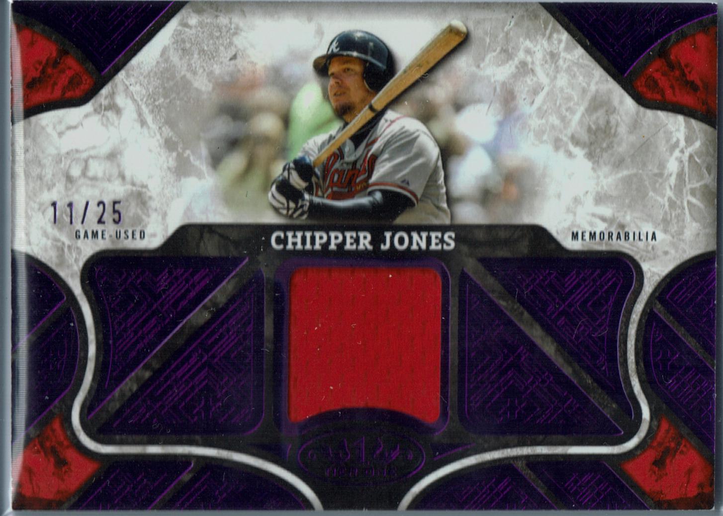 Chipper Jones [Purple Foil] #T1R-CJ