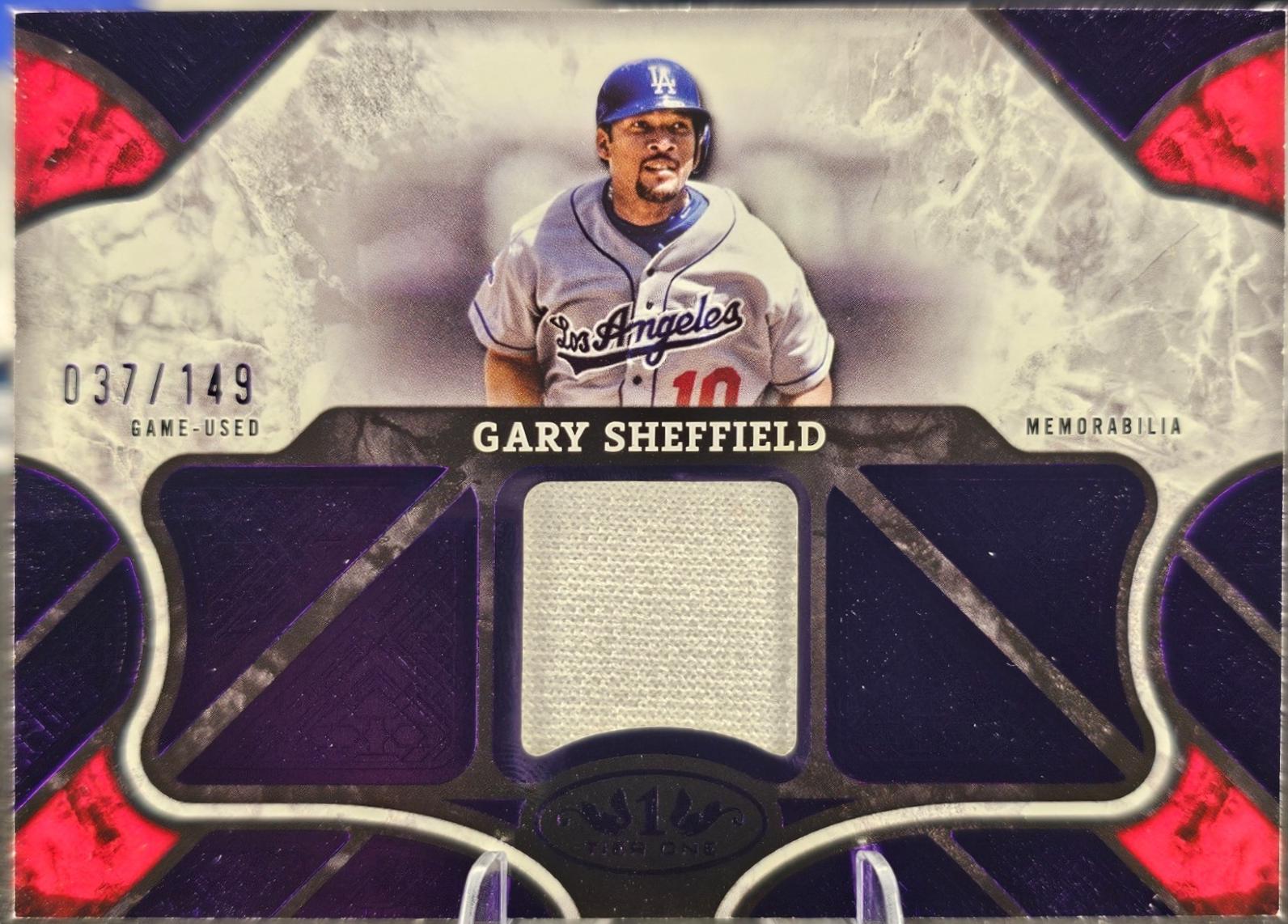 Gary Sheffield [Purple Foil] #T1R-GS