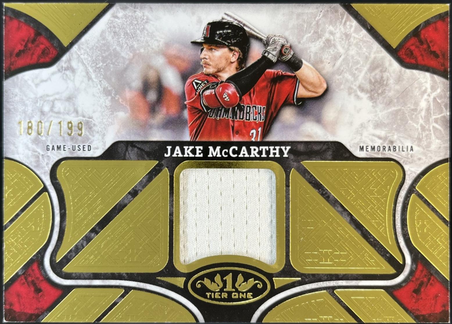 Jake McCarthy [Triple Patch] #T1R-JM