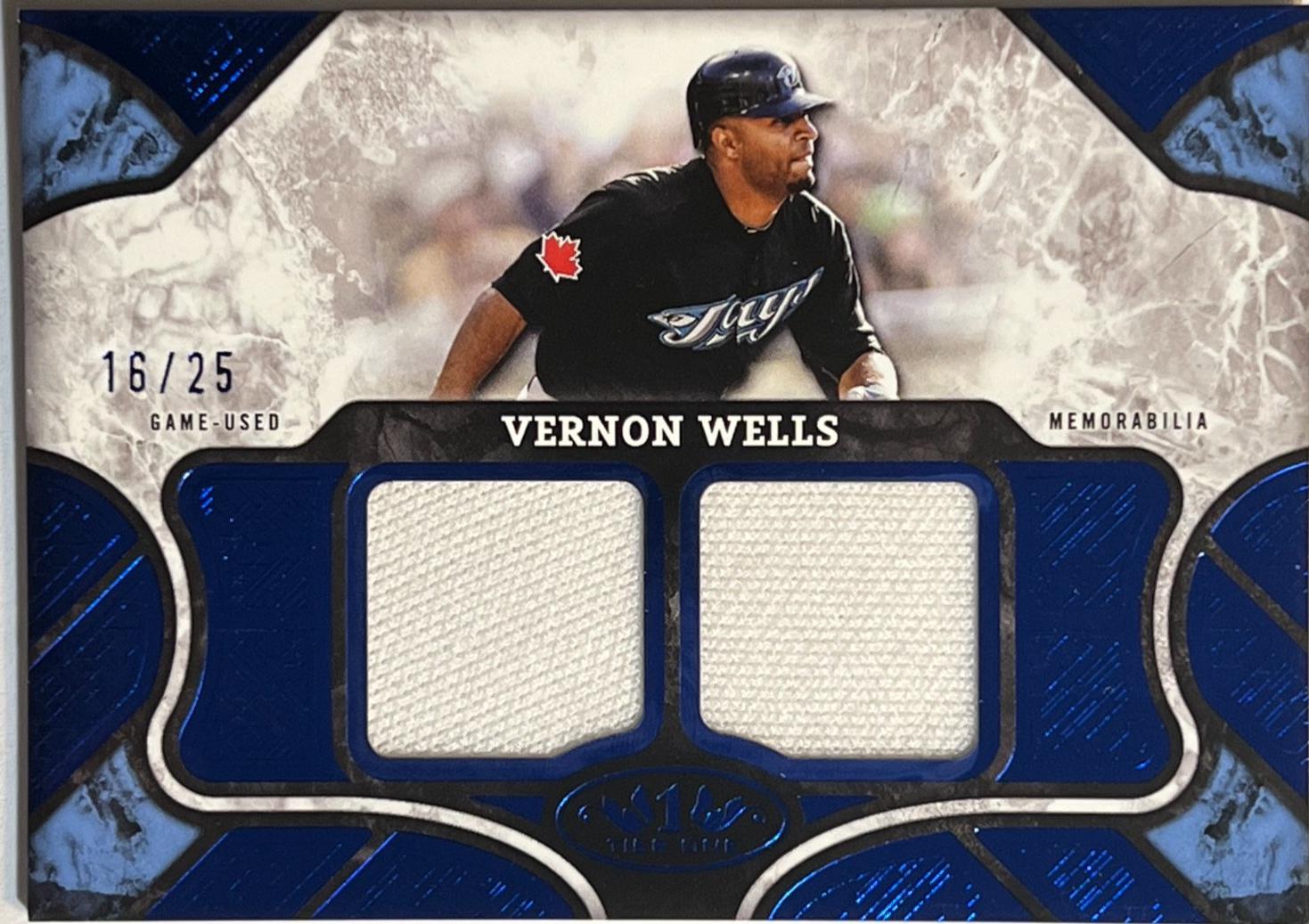 Vernon Wells [Dual Patch] #T1R-VW