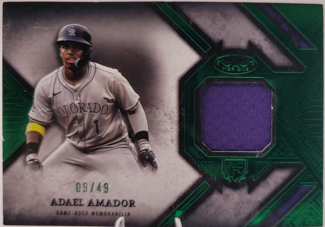 Adael Amador [Patch Platinum Blue Foil] #RR-AA