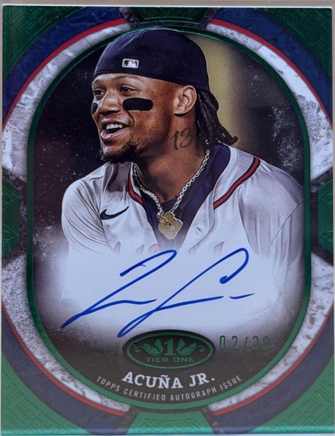 Ronald Acuna Jr. [Green Foil] #TOS-RA
