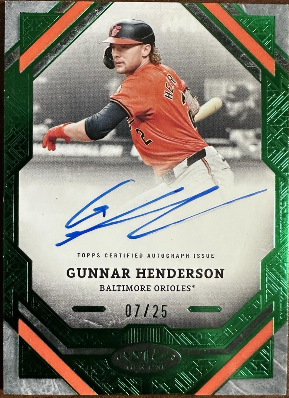 Gunnar Henderson [Green Foil] #TOTA-GH