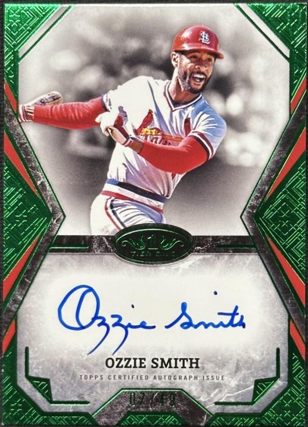 Ozzie Smith [Green Foil] #TOTA-OS