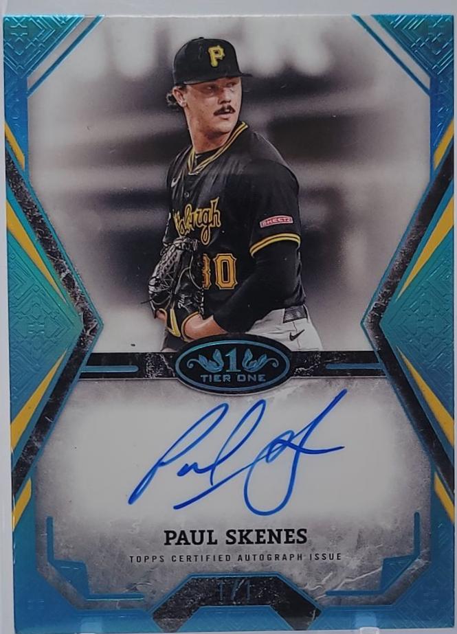 Paul Skenes [Holo Platinum Blue Foil] #TOTA-PS