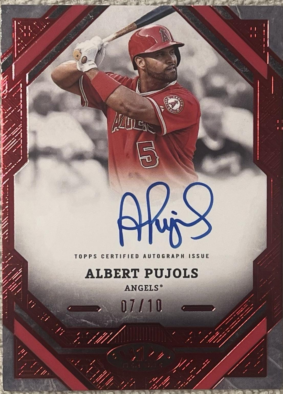Albert Pujols [Red Foil] #T1A-AP