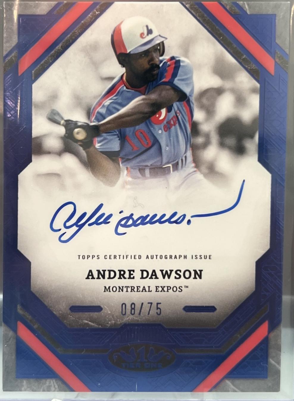 Andre Dawson [Blue Foil] #T1A-AD