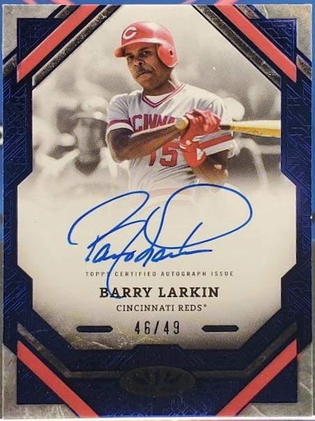 Barry Larkin [Blue Foil] #T1A-BL