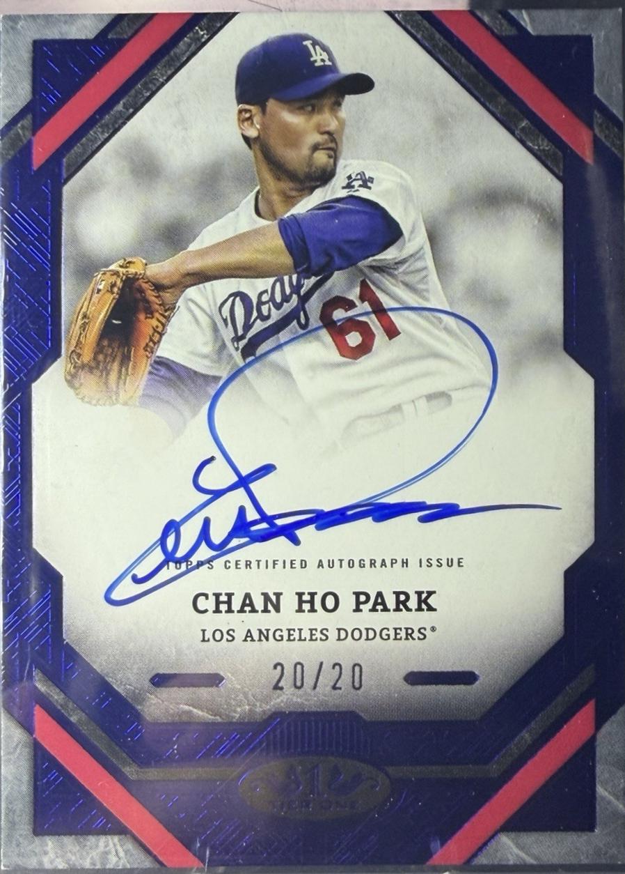 Chan Ho Park [Blue Foil] #T1A-CHP