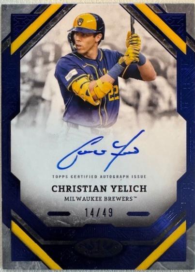 Christian Yelich [Blue Foil] #T1A-CY