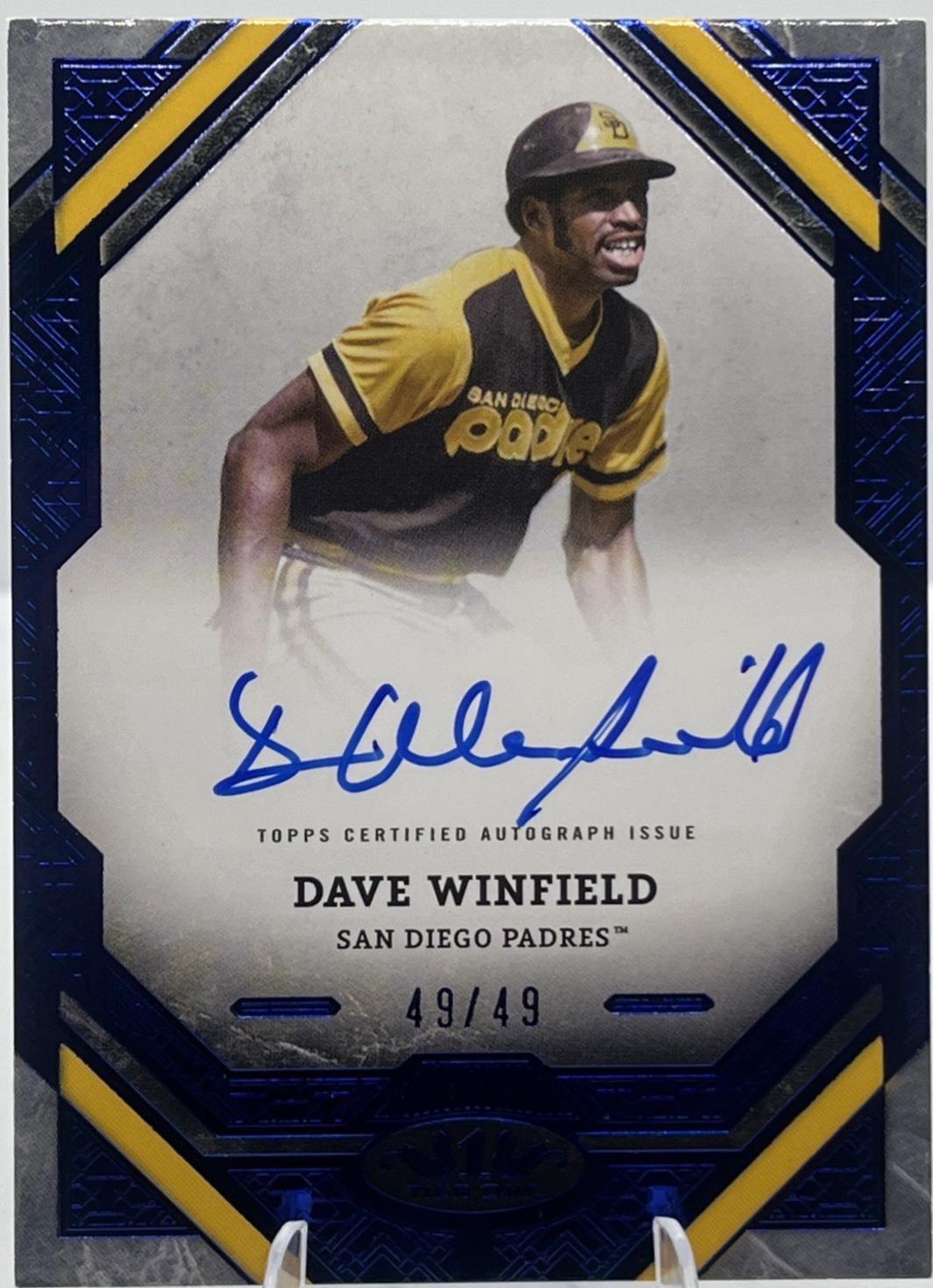 Dave Winfield [Blue Foil] #T1A-DW