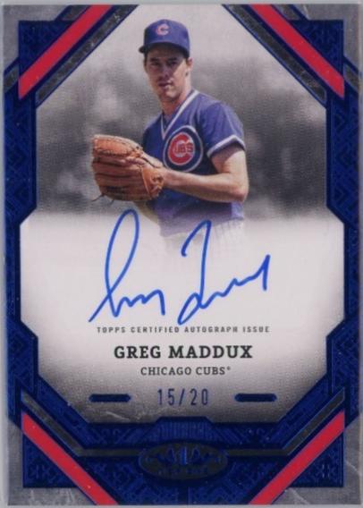 Greg Maddux [Blue Foil] #T1A-GM