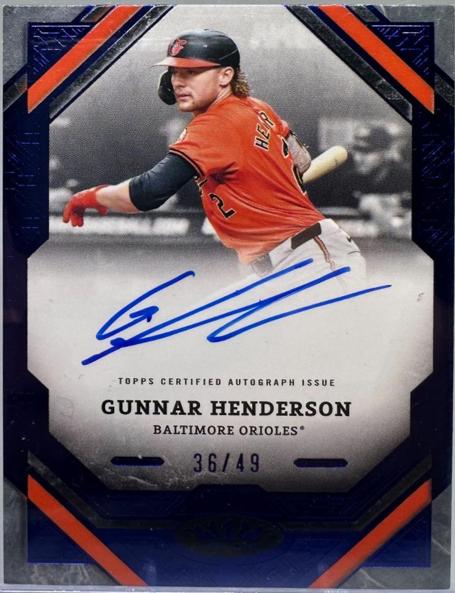 Gunnar Henderson [Blue Foil] #T1A-GH