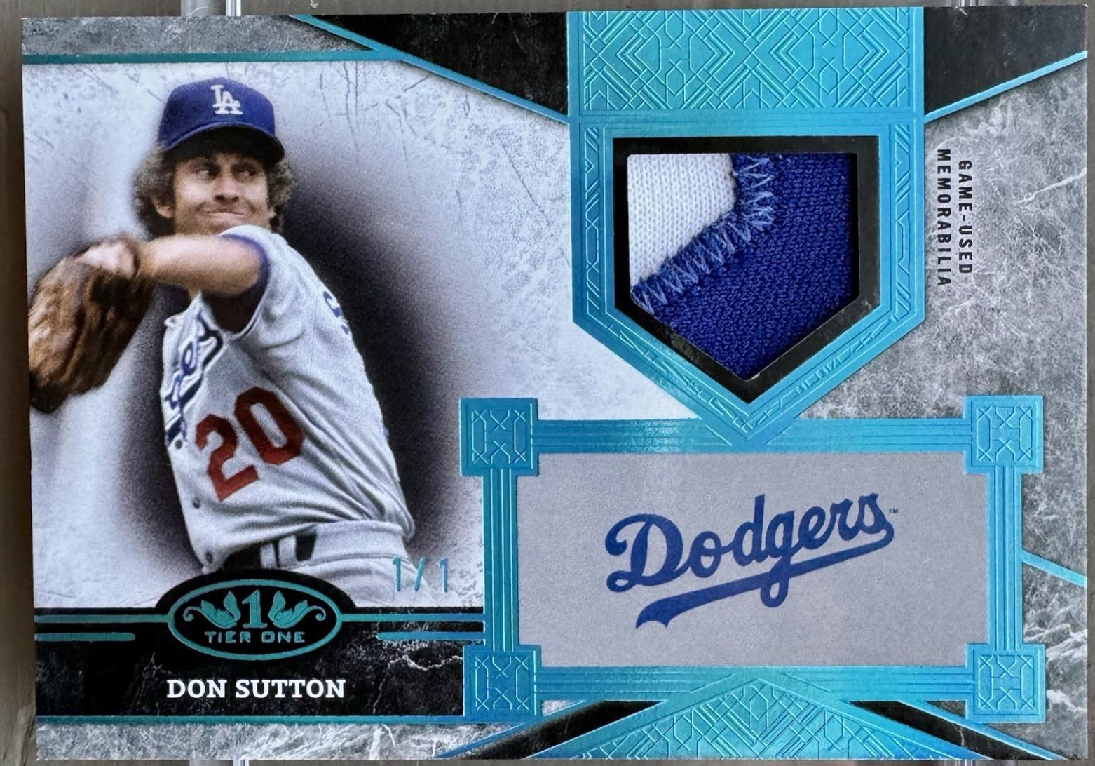 Don Sutton [Holo Platinum Blue Foil] #TSR-DS