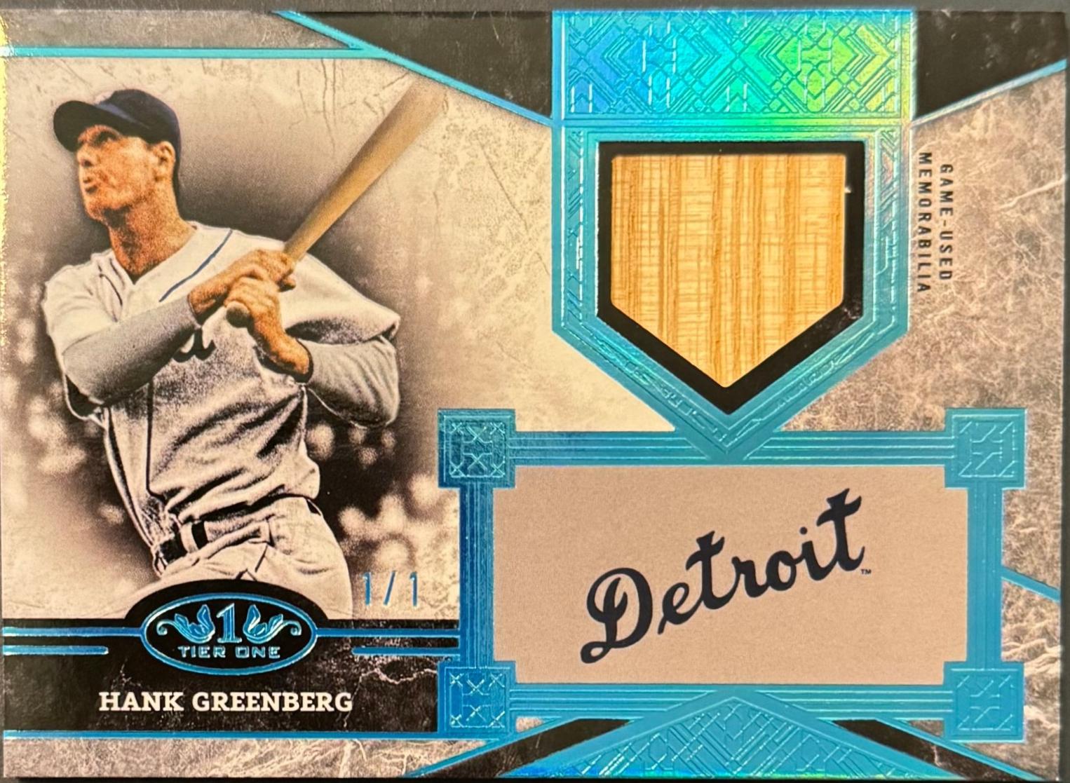 Hank Greenberg [Holo Platinum Blue Foil] #TSR-HG