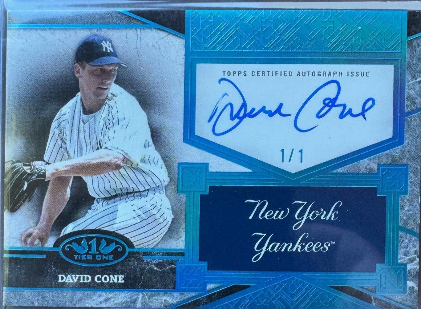 David Cone [Holo Platinum Blue Foil] #TSS-DC