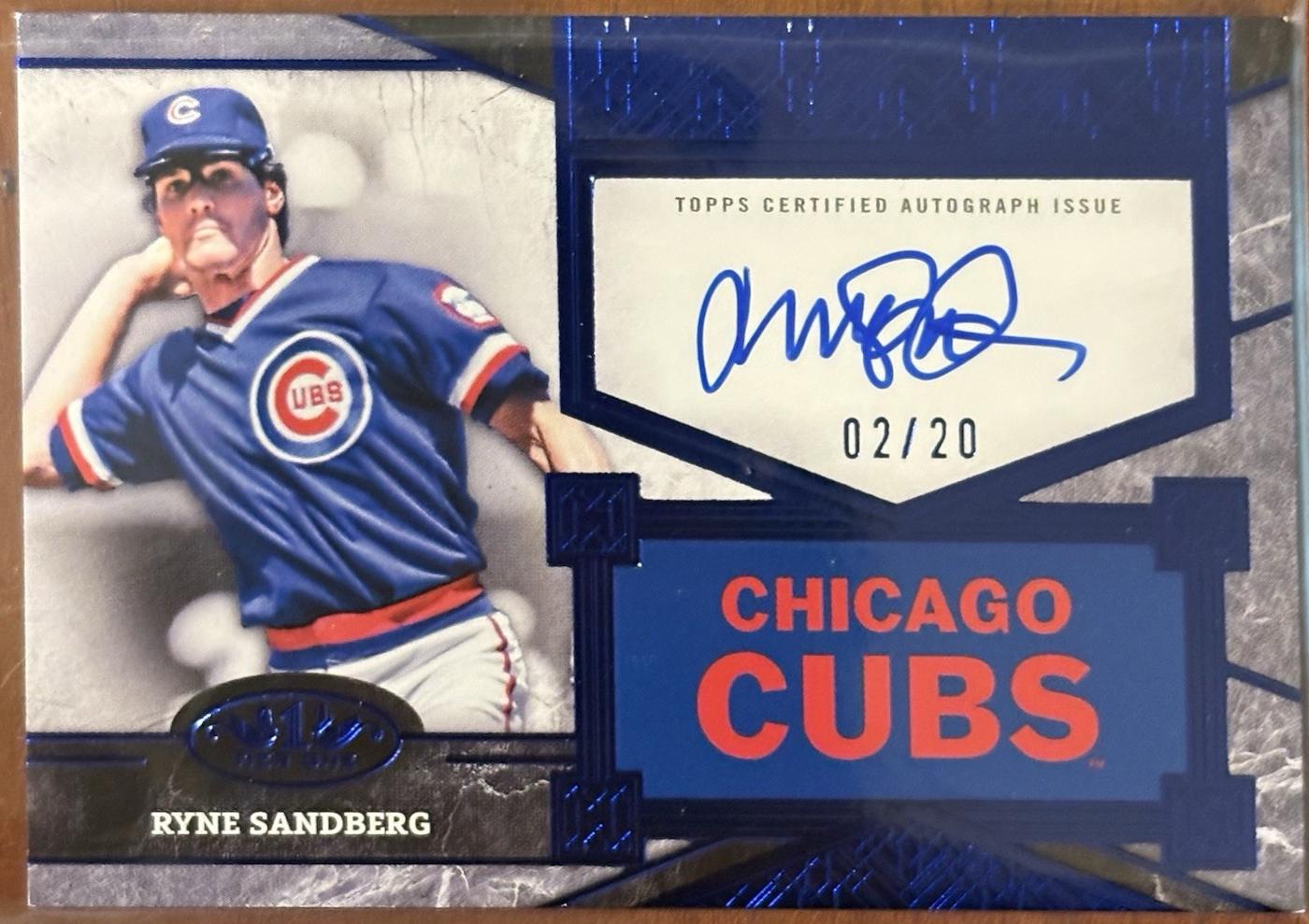 Ryne Sandberg [Blue Foil] #TSS-RS