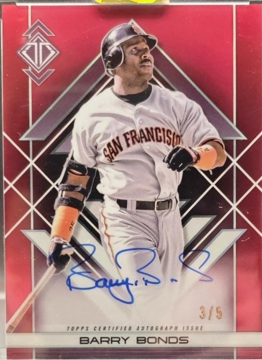 Barry Bonds [Red] #TAIC-BB