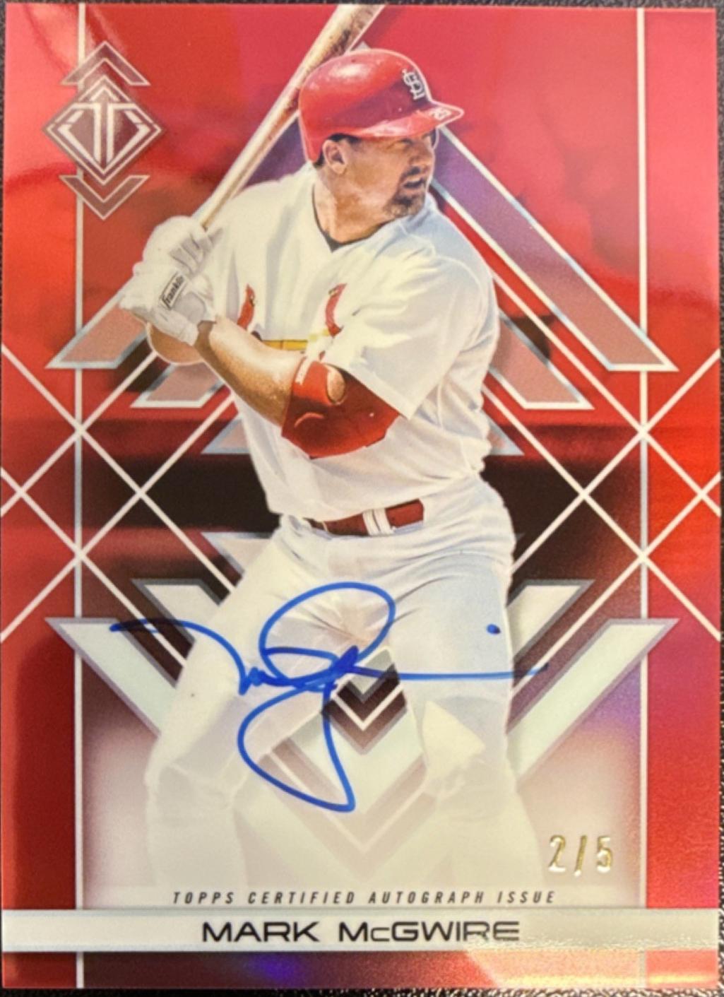 Mark McGwire [Red] #TAIC-MMG
