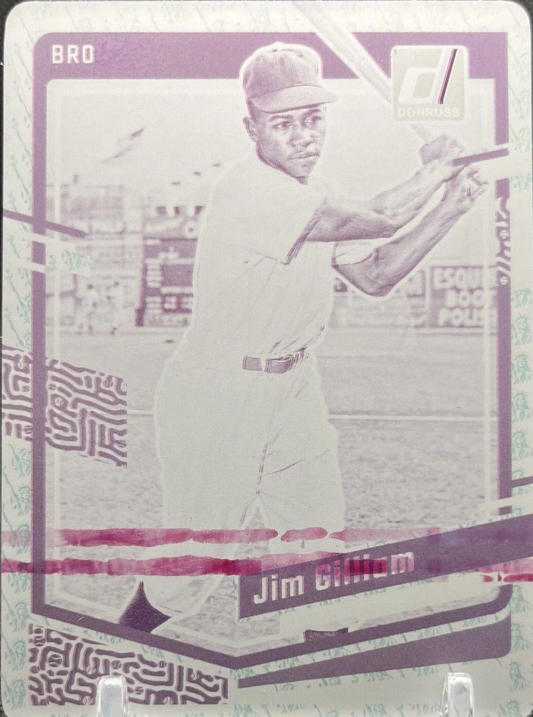 Jim Gilliam [Printing Plate] #208