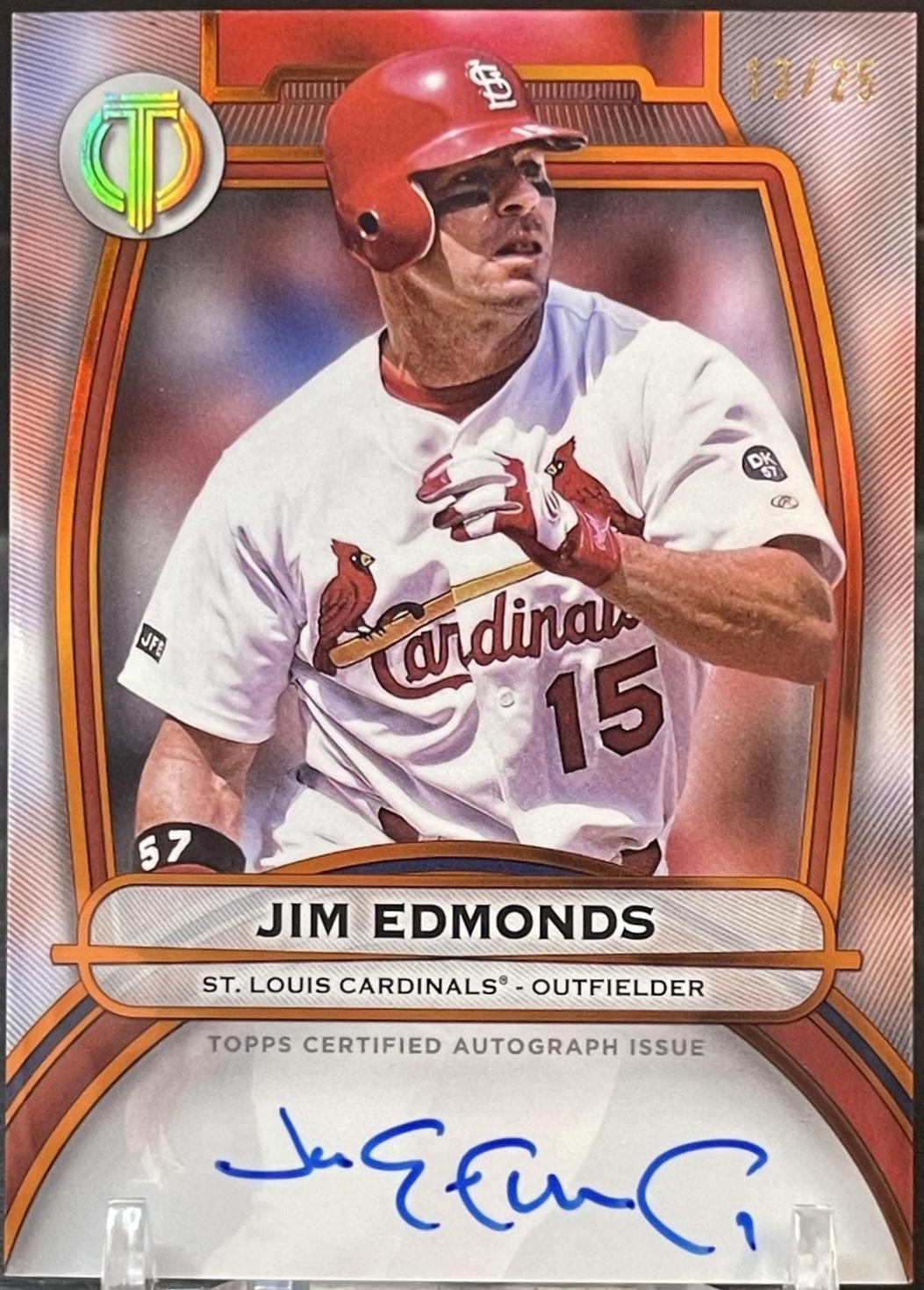 Jim Edmonds [Orange] #TA-JE