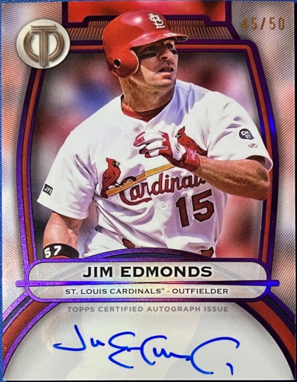 Jim Edmonds [Purple] #TA-JE