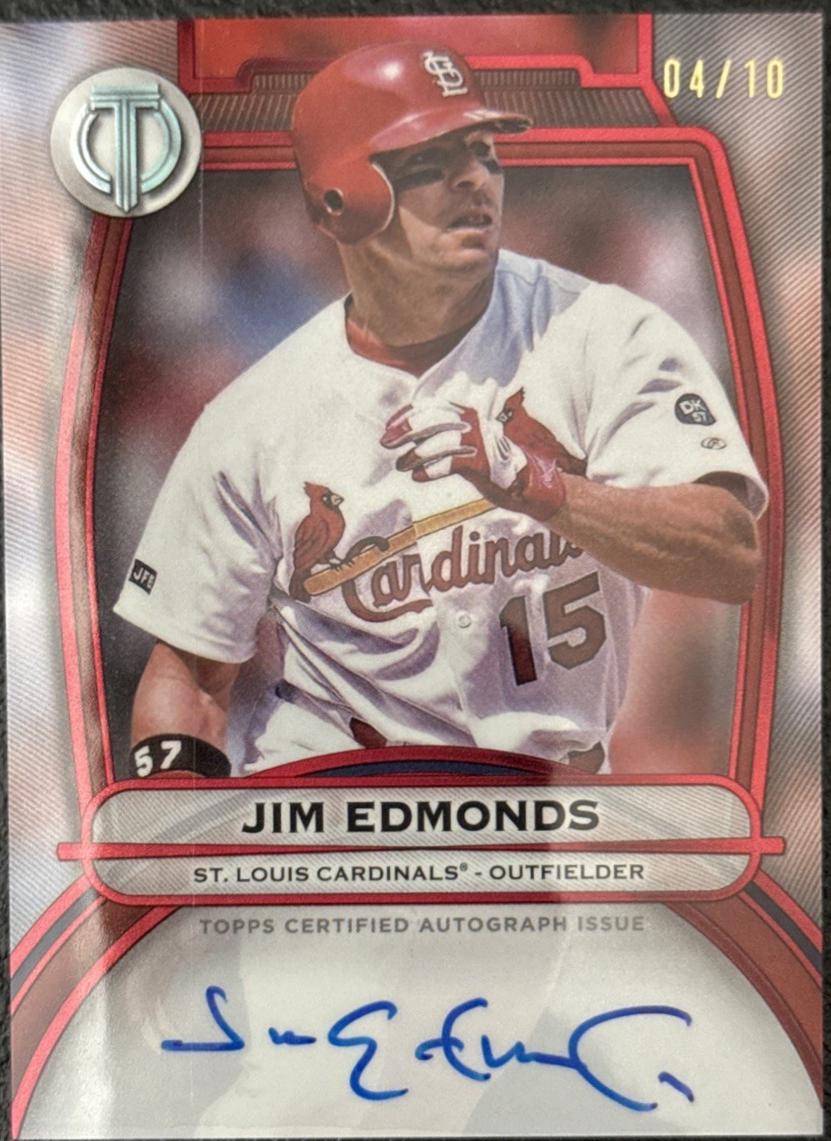 Jim Edmonds [Red] #TA-JE