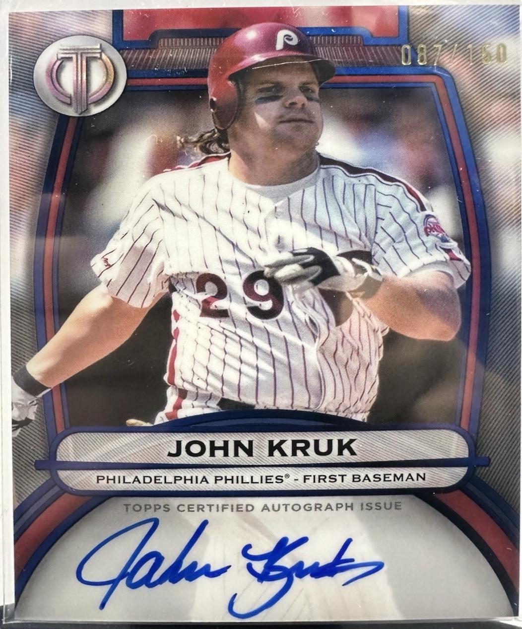 John Kruk [Blue] #TA-JK