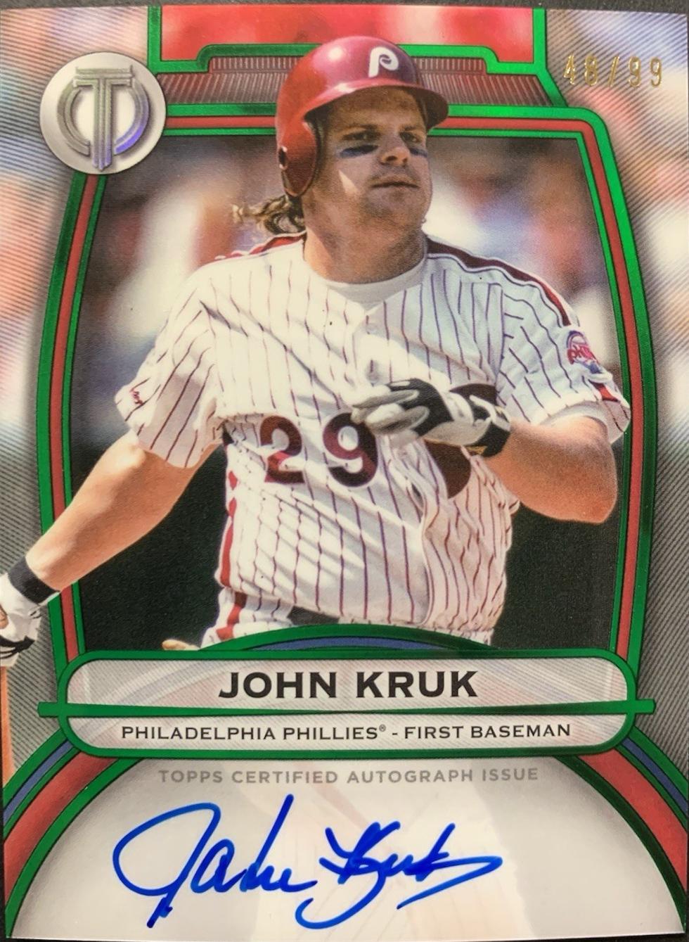 John Kruk [Green] #TA-JK