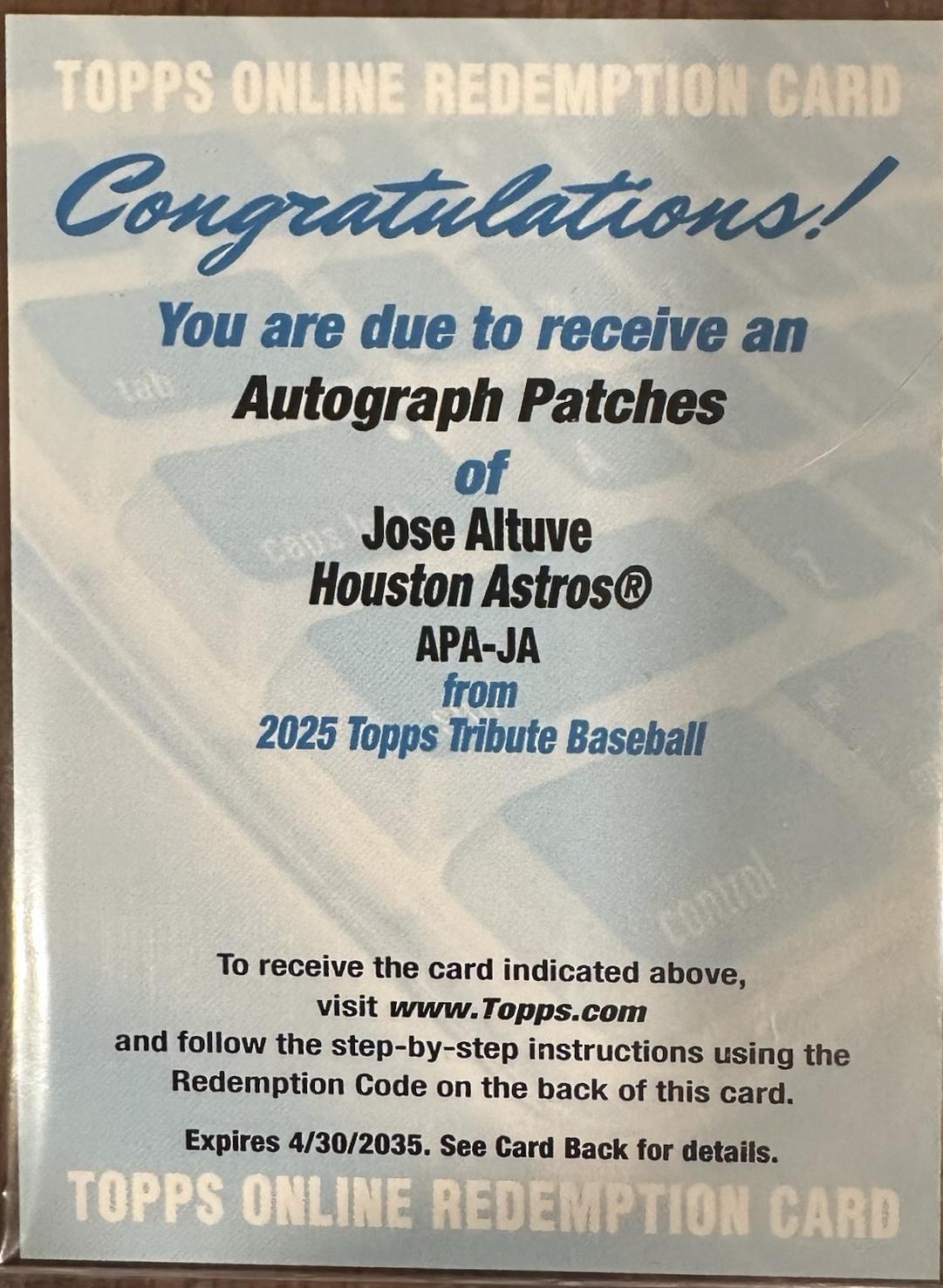 Jose Altuve #APA-JA