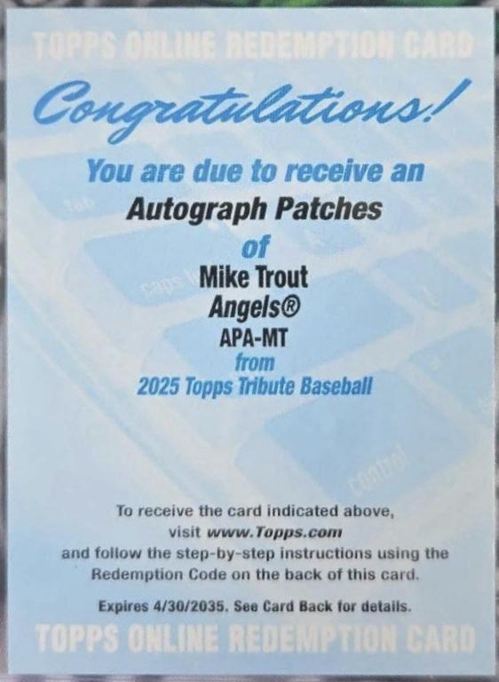 Mike Trout #APA-MT