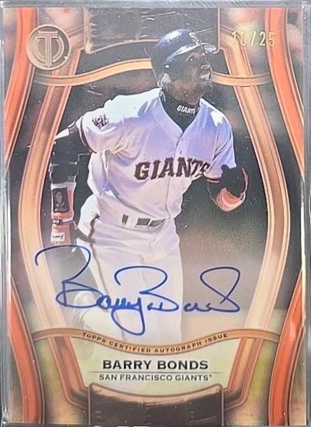 Barry Bonds [Orange] #PTGA-BONDS