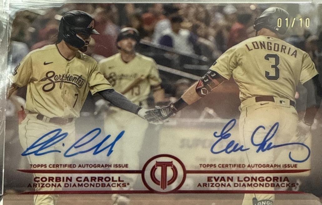 Corbin Carroll / Evan Longoria [Red] #TTG-CL
