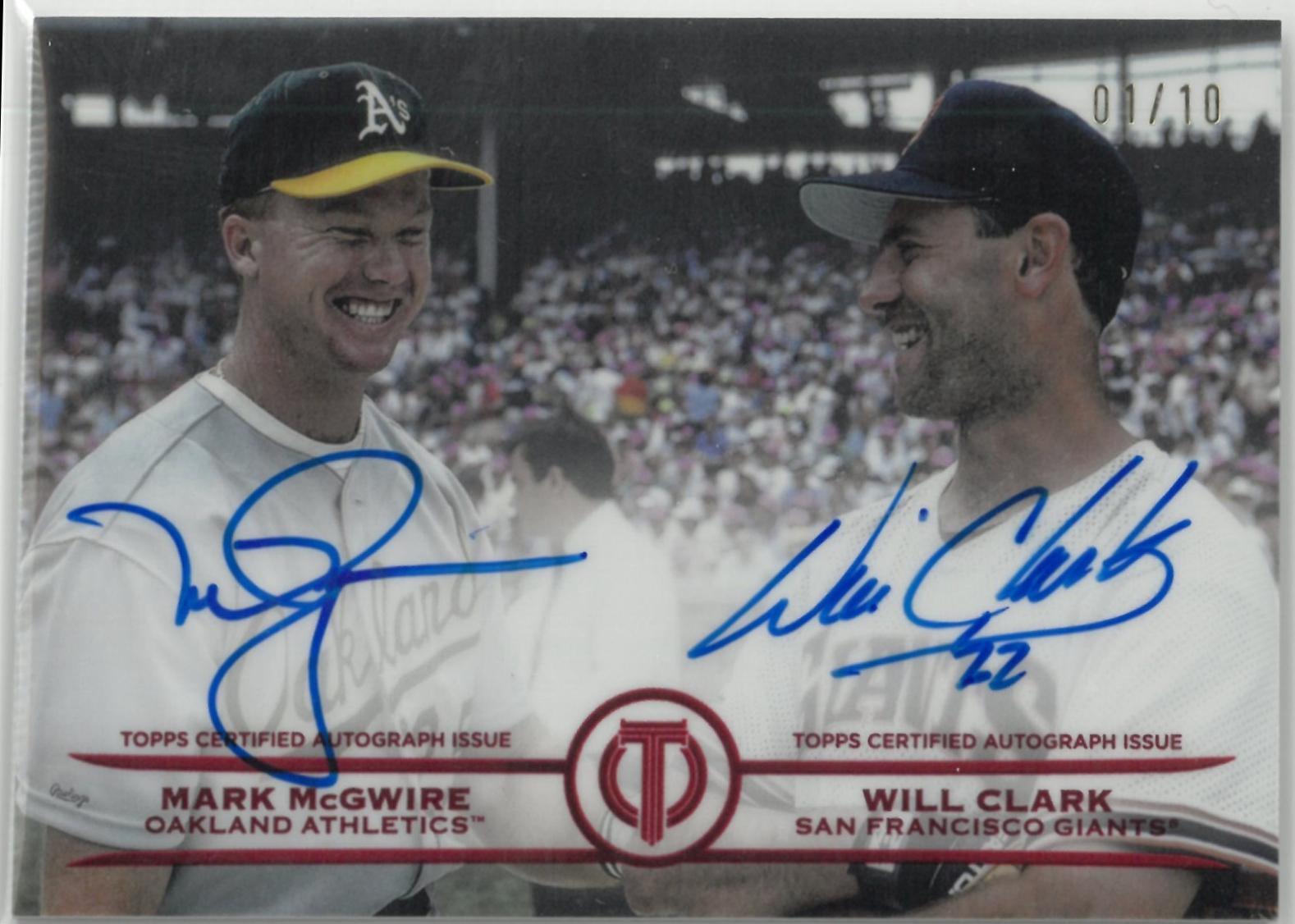 Will Clark / Mark McGwire [Red] #TTG-MC