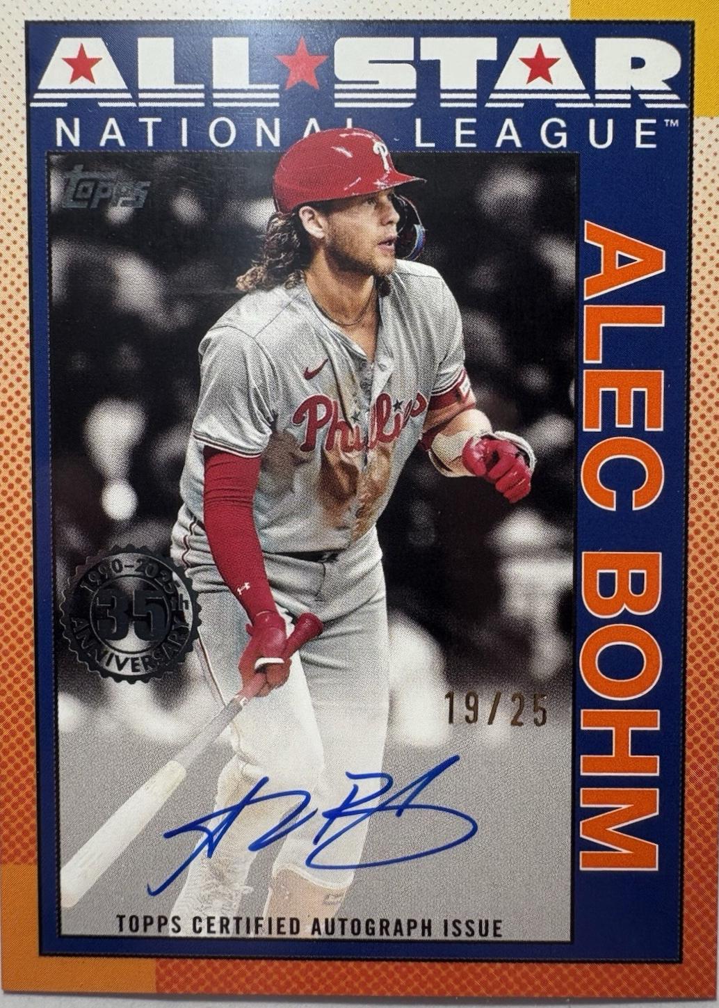 Alec Bohm [Orange] #90AS-AB
