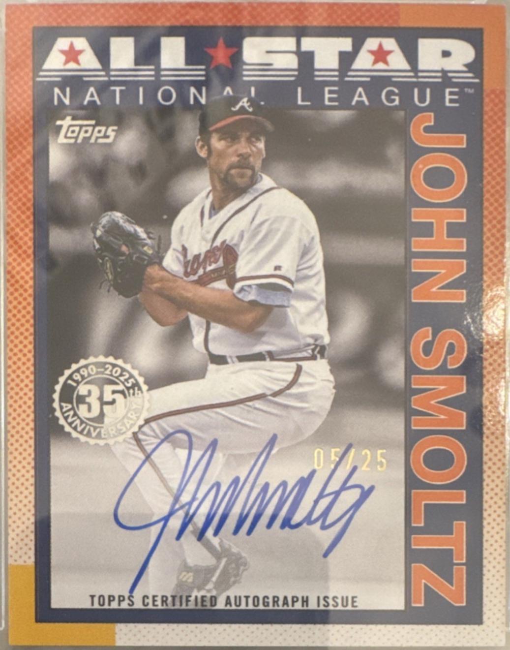 John Smoltz [Orange] #90AU-JS