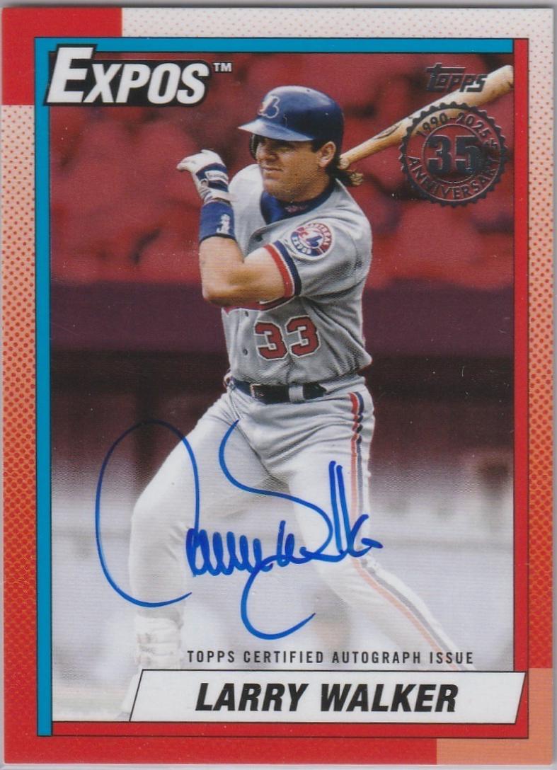 Larry Walker [Red] #90A-LW