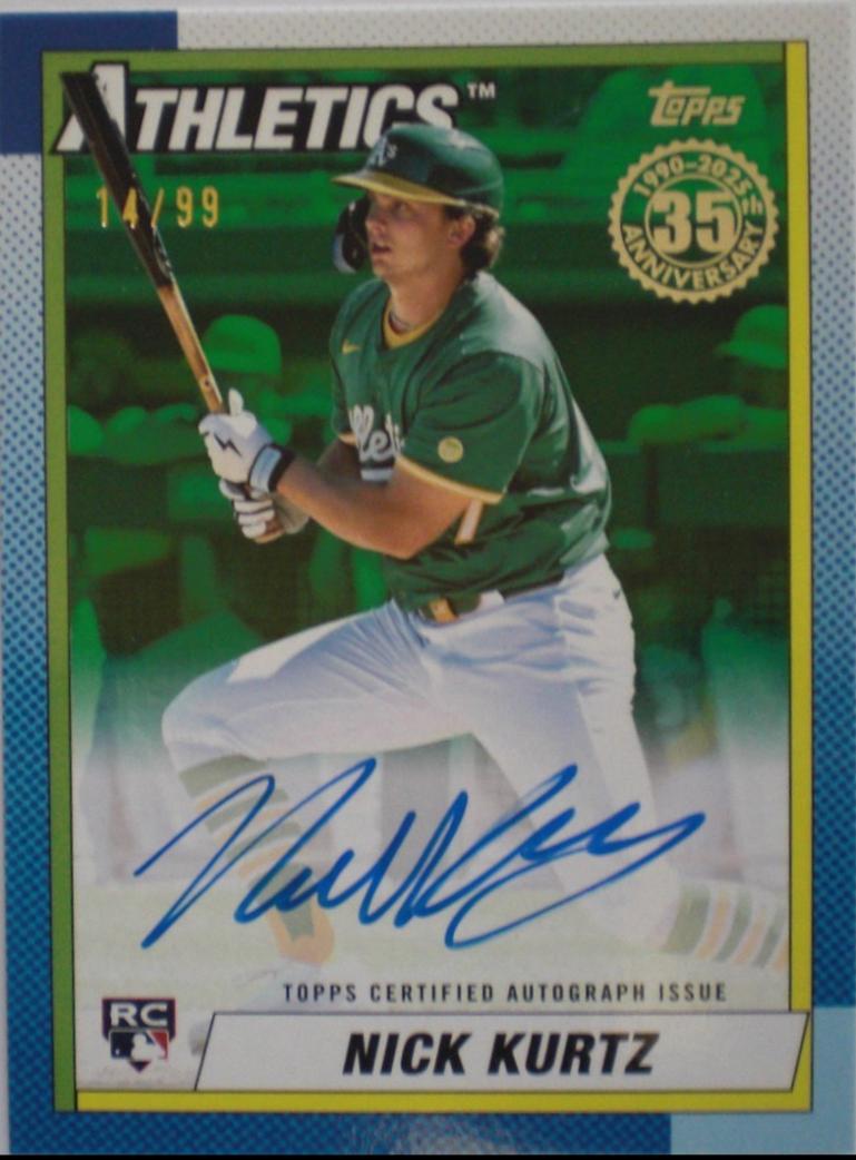 Nick Kurtz [Green] #90AU-NK