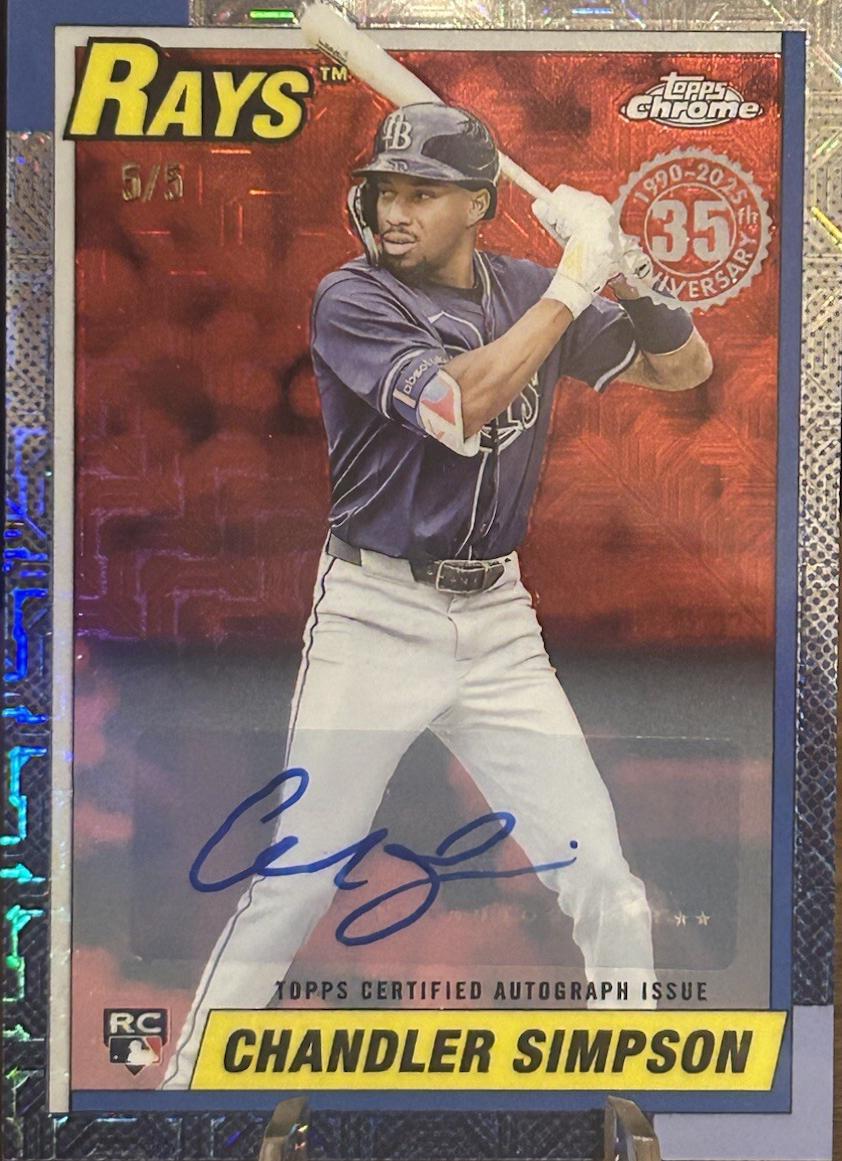 Chandler Simpson [Red Autograph] #U90C-27