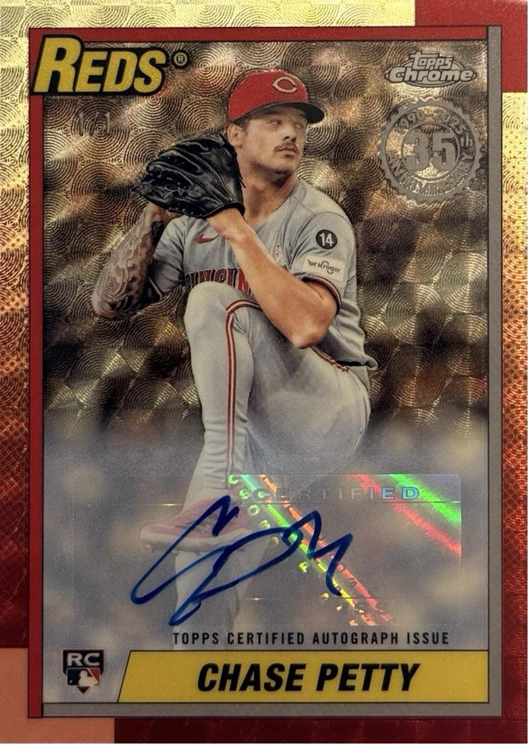 Chase Petty [SuperFractor Autograph] #U90C-89