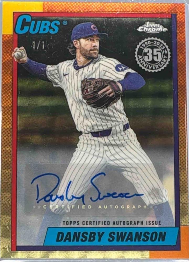 Dansby Swanson [SuperFractor Autograph] #U90C-78