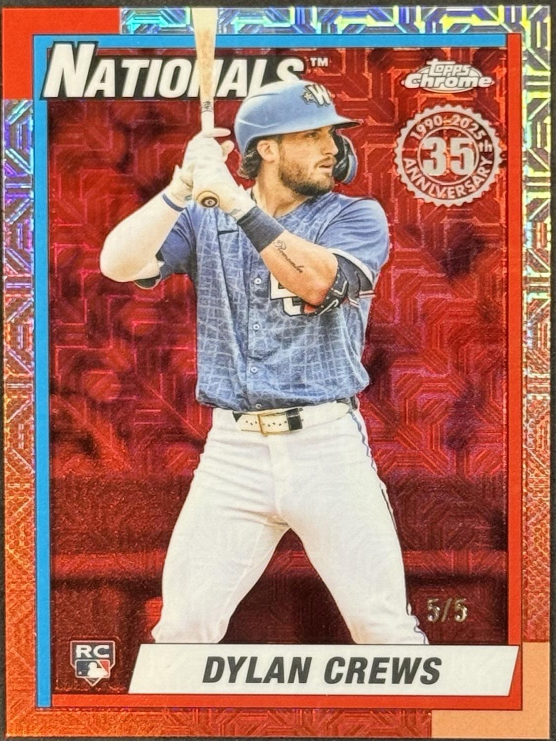 Dylan Crews [Red Autograph] #U90C-91