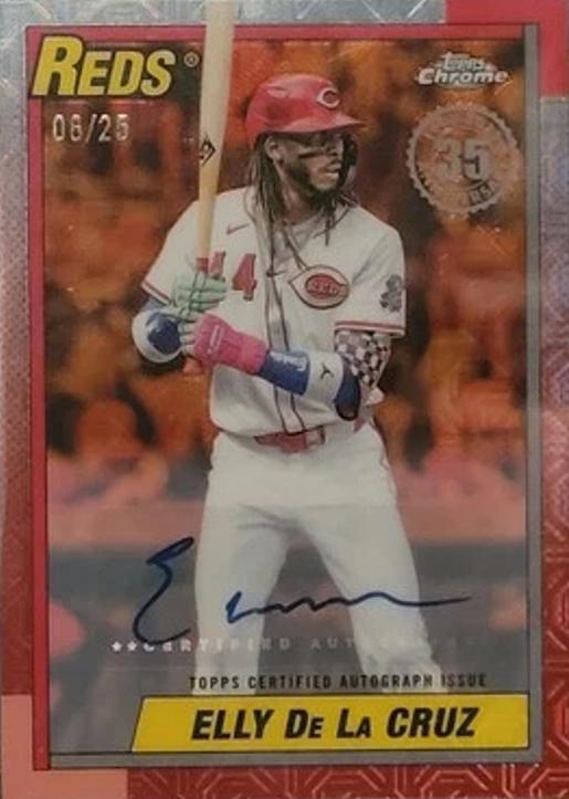 Elly De La Cruz [Orange Autograph] #U90C-5