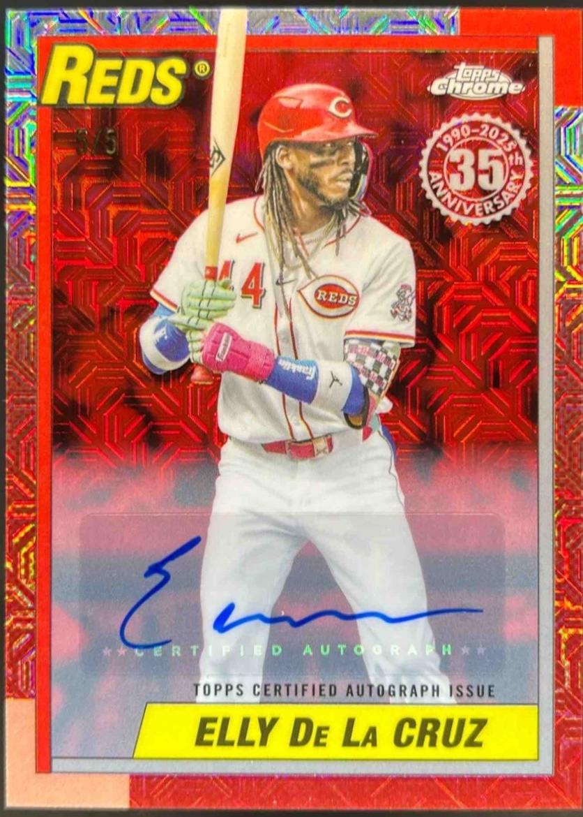 Elly De La Cruz [Red Autograph] #U90C-5