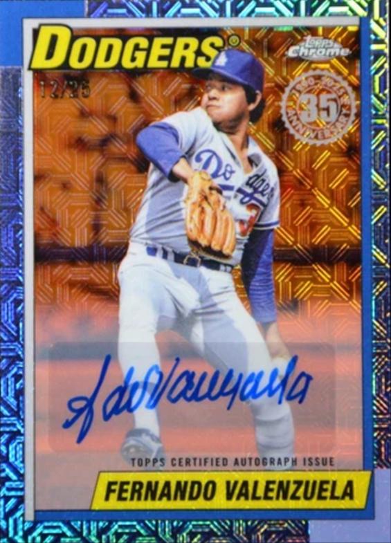 Fernando Valenzuela [Orange Autograph] #U90C-14