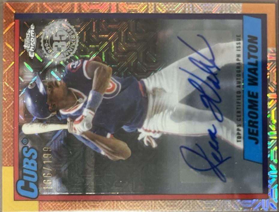 Jerome Walton [Refractor Autograph] #U90C-65