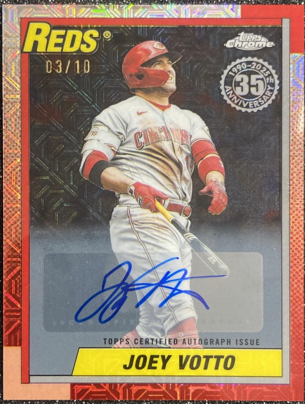 Joey Votto [Black Autograph] #U90C-98