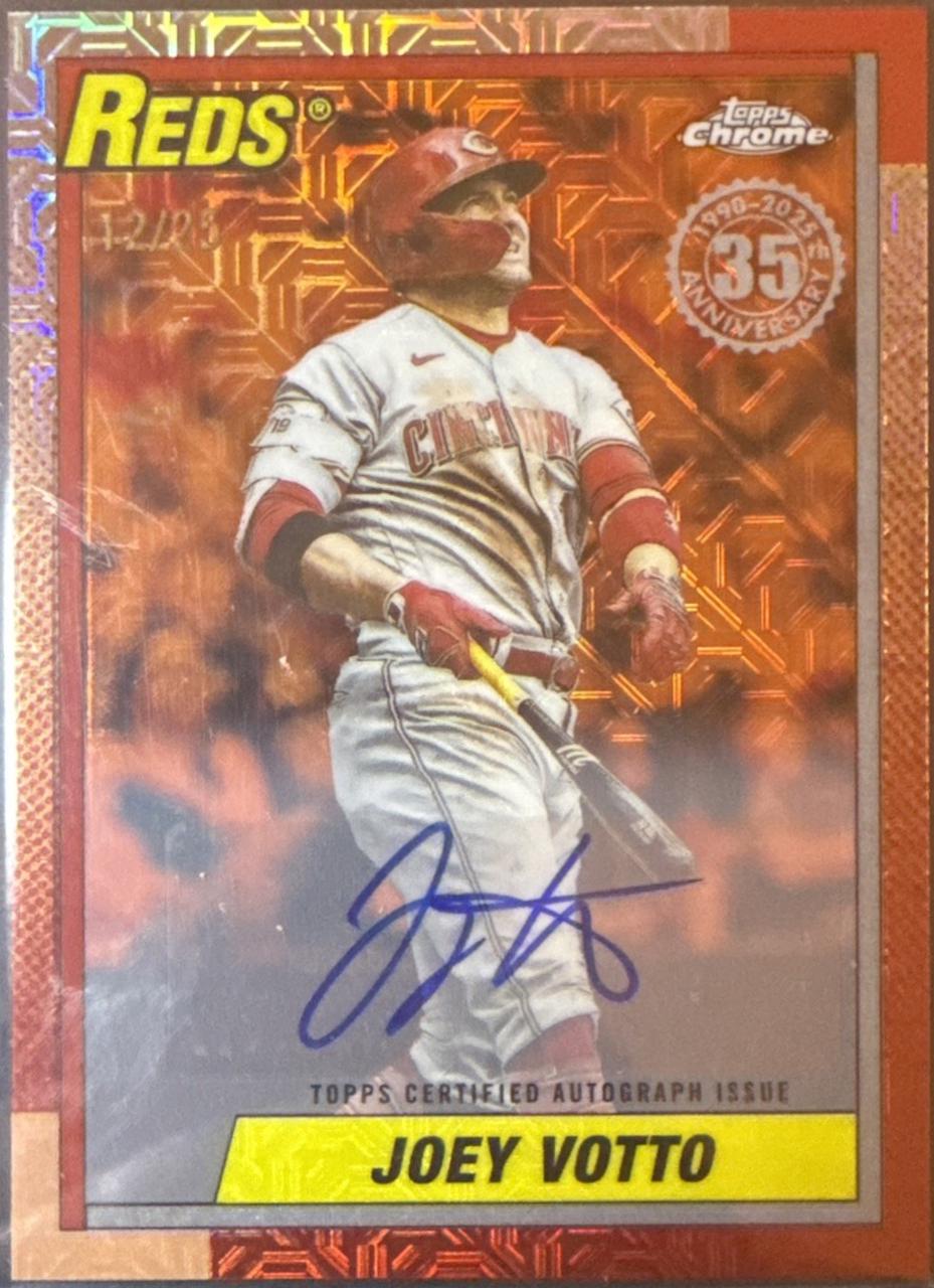 Joey Votto [Orange Autograph] #U90C-98